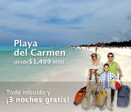 Oferta para Playa del Carmen